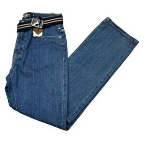 Brand new with‎ Tags Big Boys Reset Denim Brand Jeans with Belt Size 18